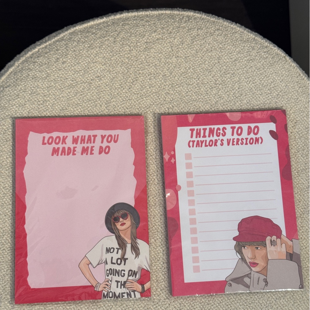 Taylor Swift Notepads